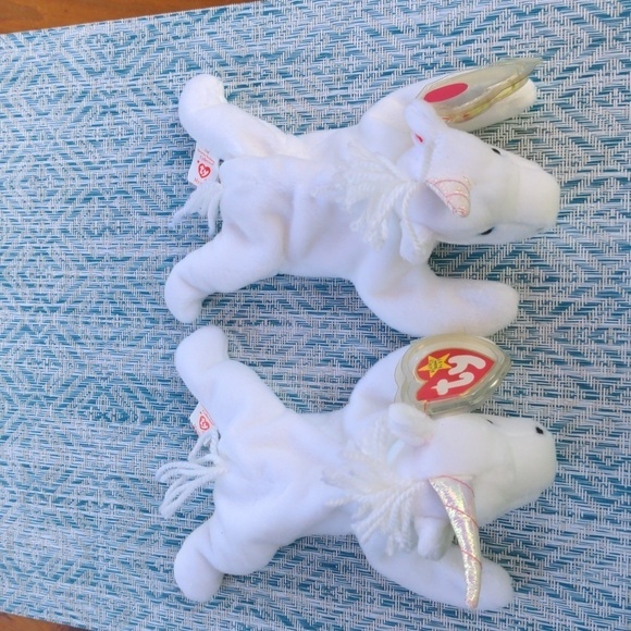 TY MYSTIC Beanie Baby Mystic the Unicorn Iridescent Horn Collectibles BD 5-21-94 - Picture 3 of 13